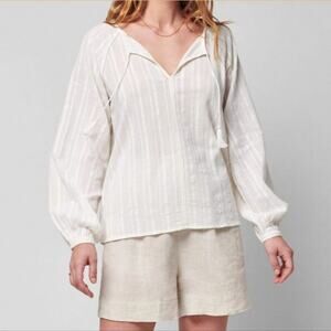 Faherty White Celina Top S